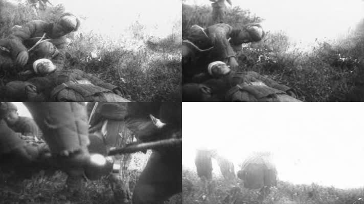 朝鲜战场上的卫生员