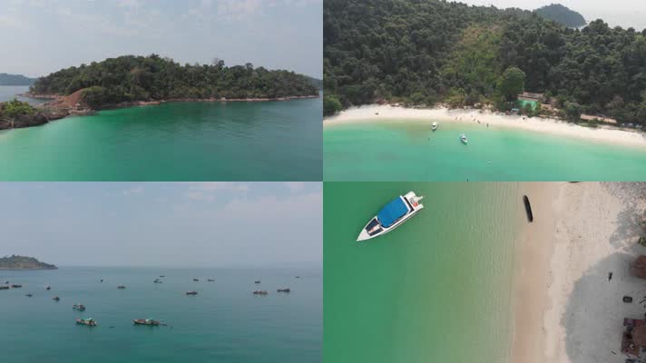 东南亚小岛，海边度假，海边休闲生活