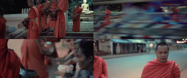 东南亚和尚化缘