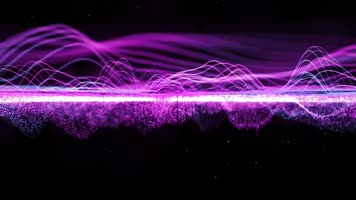 大自然优美纯音乐可视化音频谱图形歌曲合成