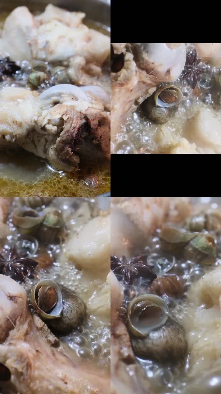 猪骨螺蛳汤底 骨头汤 煲汤 螺蛳粉汤料