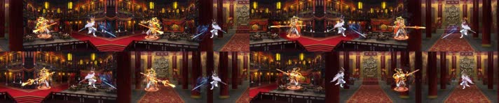 游戏大战8kLED全息投影素材