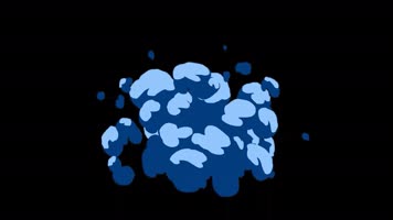 MG卡通烟雾风格动画