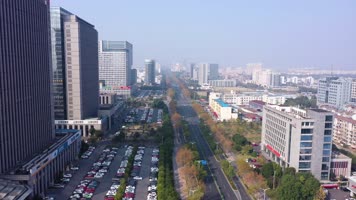 4k超清航拍张家港市风光暨阳湖生态园暨阳湖