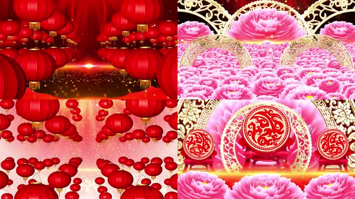 4K春节喜庆背景龚玥《好运来》