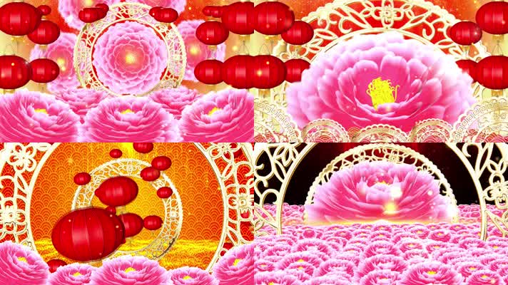 4K春节喜庆背景常思思《岁月如歌》