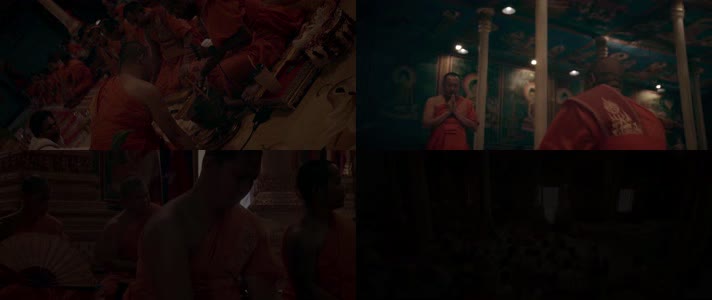 东南亚和尚，和尚诵经祈福