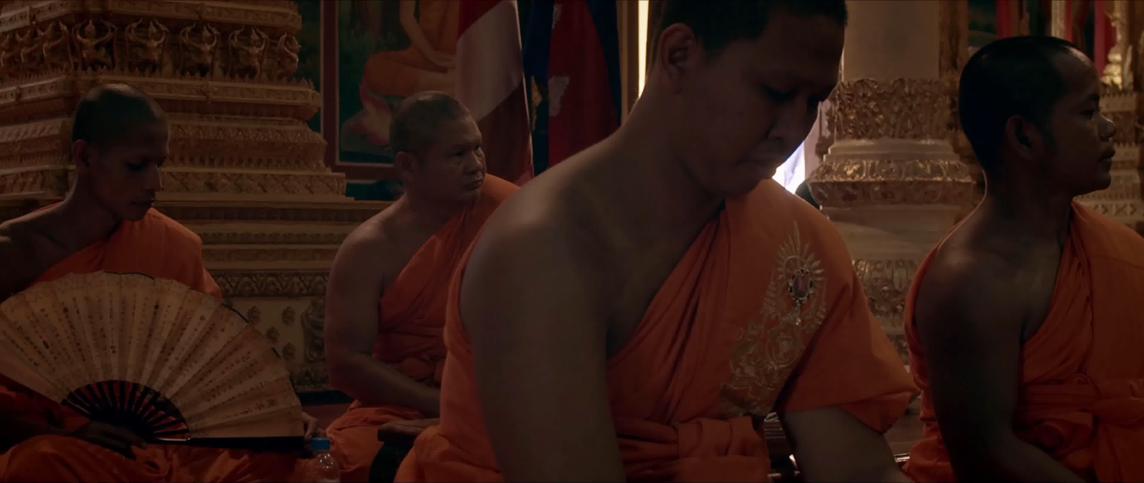 东南亚和尚，和尚诵经祈福