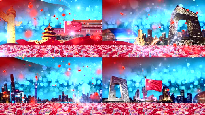 张也《万事如意》大气开场舞台LED背景