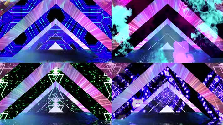 是七叔呢《踏山河》3D动感舞台LED背景