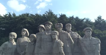 雨花台航拍4k 雨花台 雨花英烈 纪念碑 雨花
