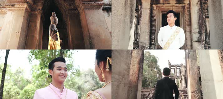 柬埔寨，吴哥窟情侣，柬埔寨宣传片