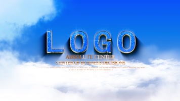 闪闪发光的LOGO展示AE模板