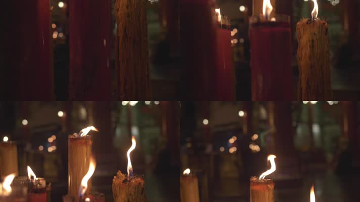 教堂 蜡烛 火苗 神圣 安静 静谧  焰火 