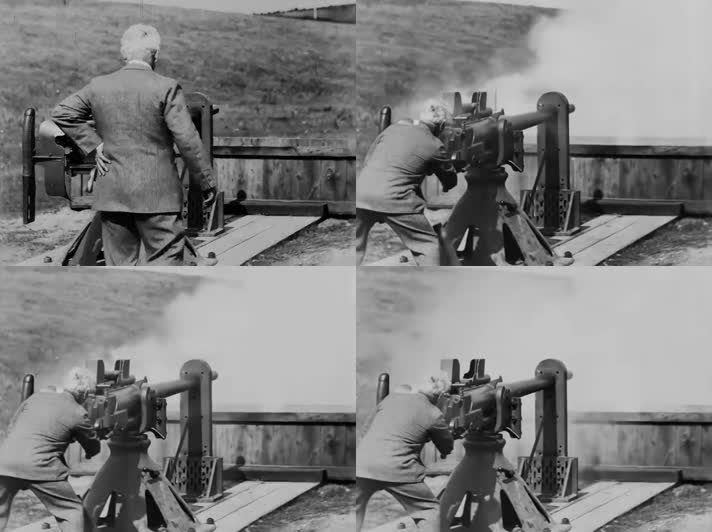 上世纪重型武器机枪大炮