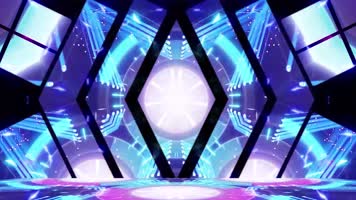 英文说唱抖音DJ夜店酒吧VJ线条图形