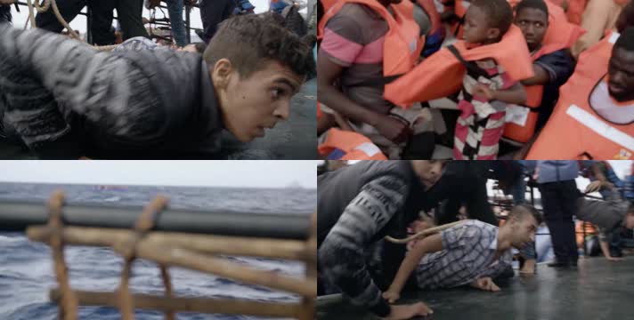 人道主义，反战人权，难民偷渡救援船