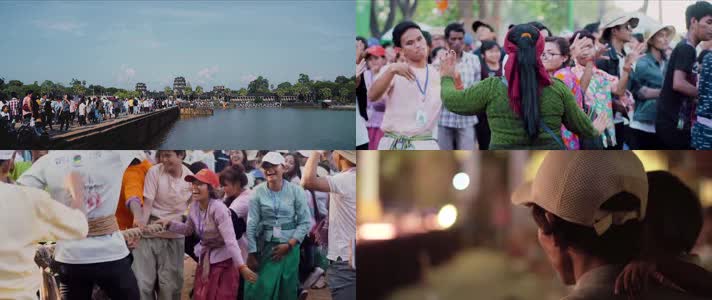 柬埔寨，各景点，本地人娱乐狂欢
