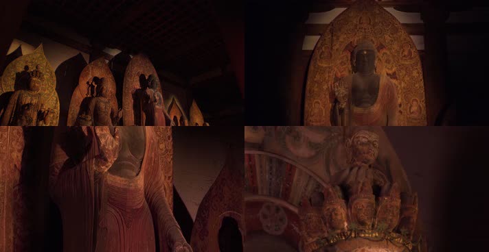 佛教佛像，庄严肃穆，佛像合集