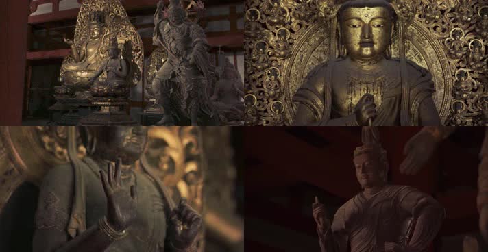 佛教佛像，庄严肃穆，佛像合集
