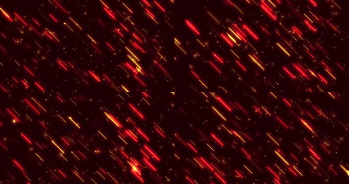 红色霓虹灯线条