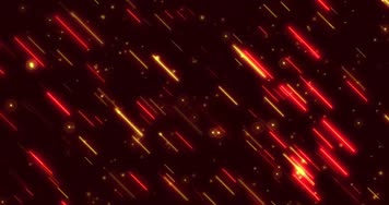 红色霓虹灯线条