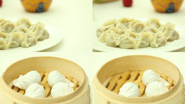 擀皮 和面 包饺子 饺子皮 厨师 (15