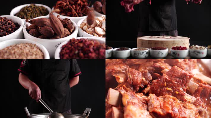 羊蝎子-北京羊蝎子火锅-羊脊骨卡点快节奏