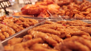 熟食卤肉卤货4k实拍素材