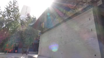 庙宇 碑文 香炉 正殿 关公故里 关