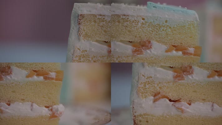 生日蛋糕 海绵蛋糕 加薪 切蛋糕 美味 