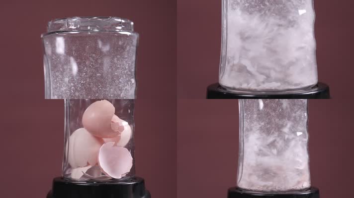 鸡蛋壳 搅拌机 破壁机 粉末 钙粉 (1