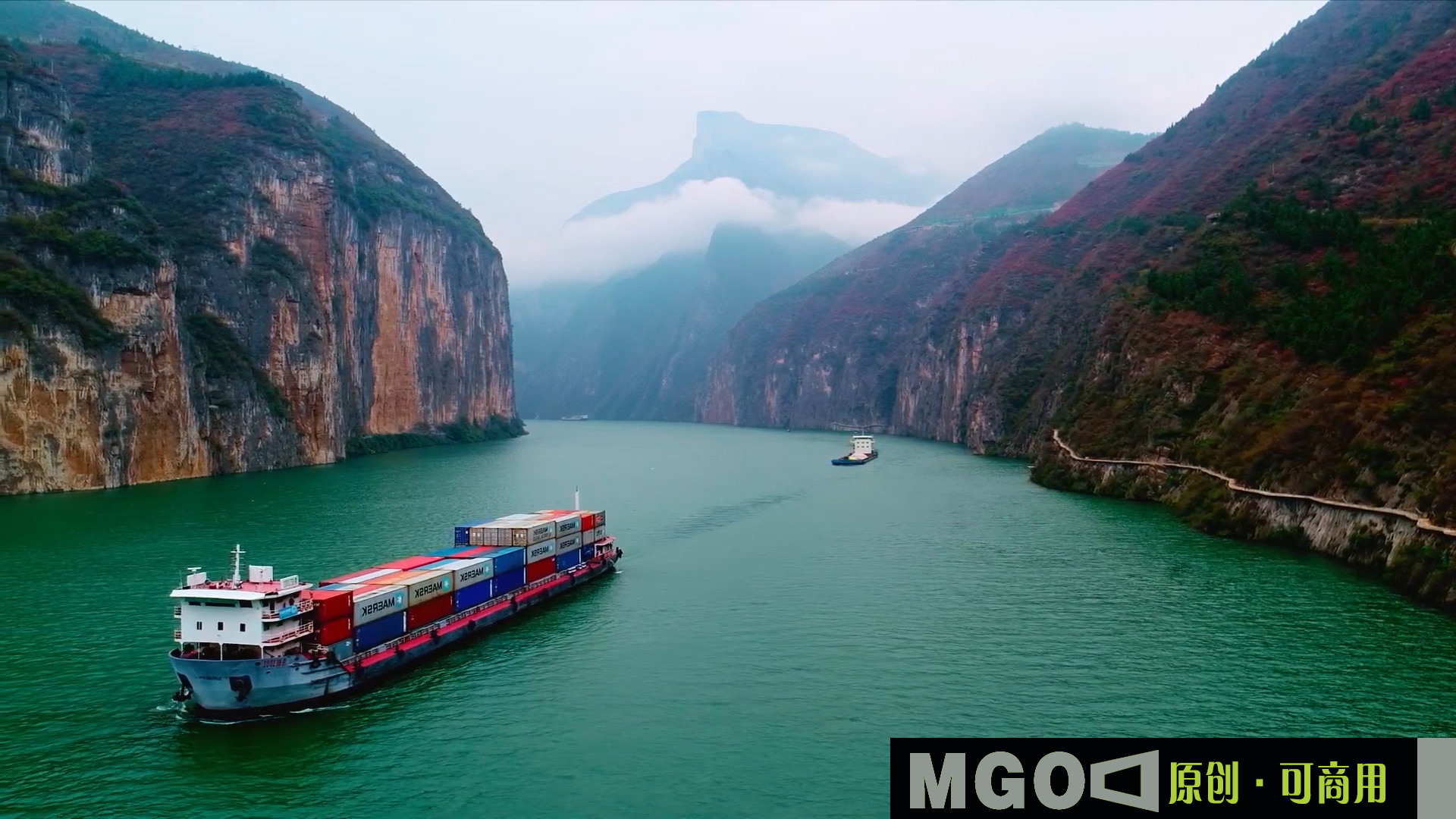 【航拍】重庆长江三峡震撼峡谷，壮丽山河