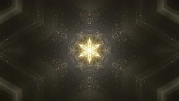 4K 几何线条矩阵闪烁变换万花筒舞台背景