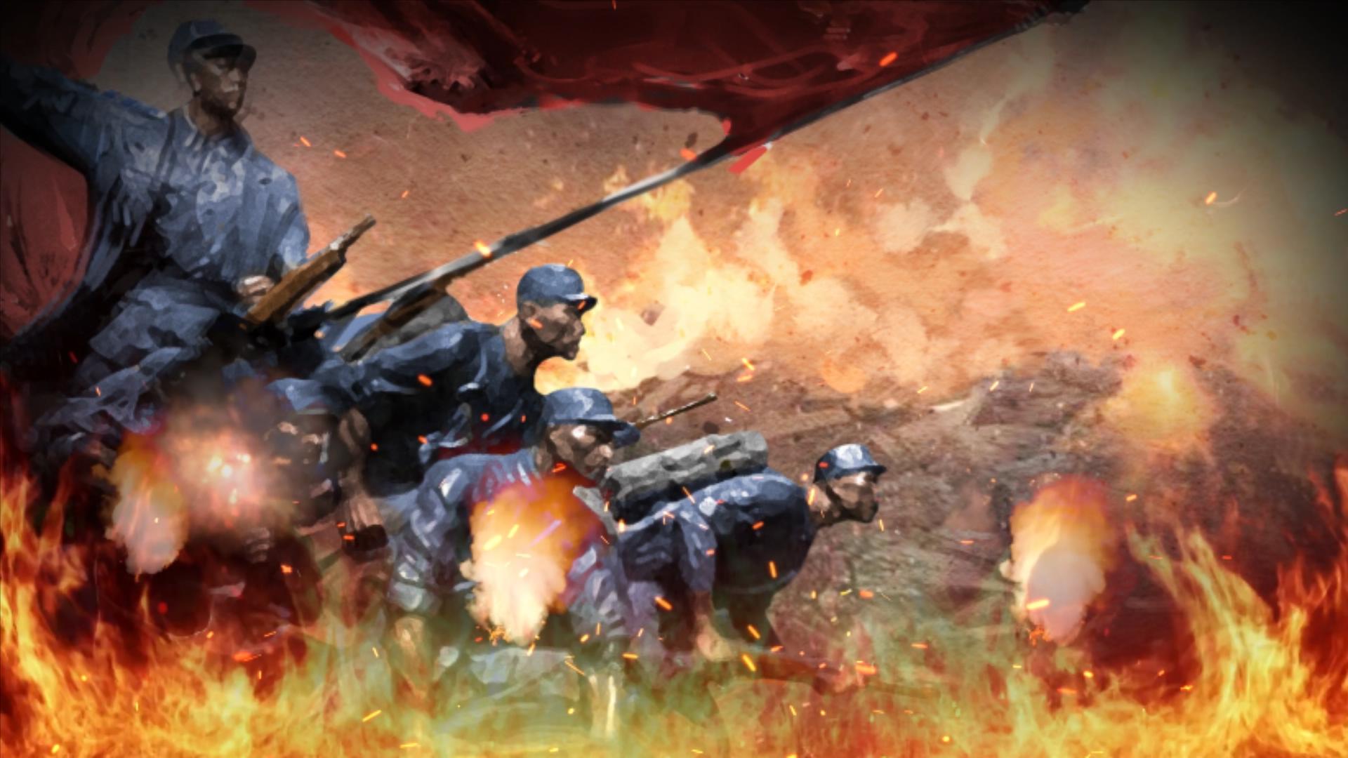 中国历史战争战役_视频素材