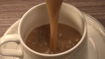 牛奶咖啡伴侣特写豆 牛奶咖啡伴侣特写豆