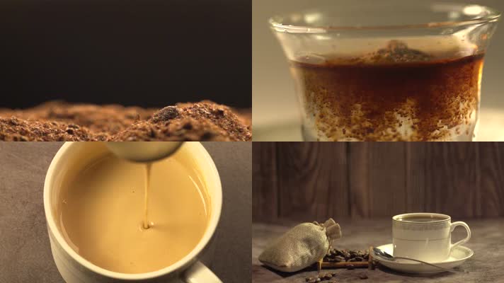 牛奶咖啡粉咖啡logo-4k