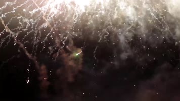 实拍烟花适合叠加夜景