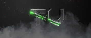 陨石击碎文字特效