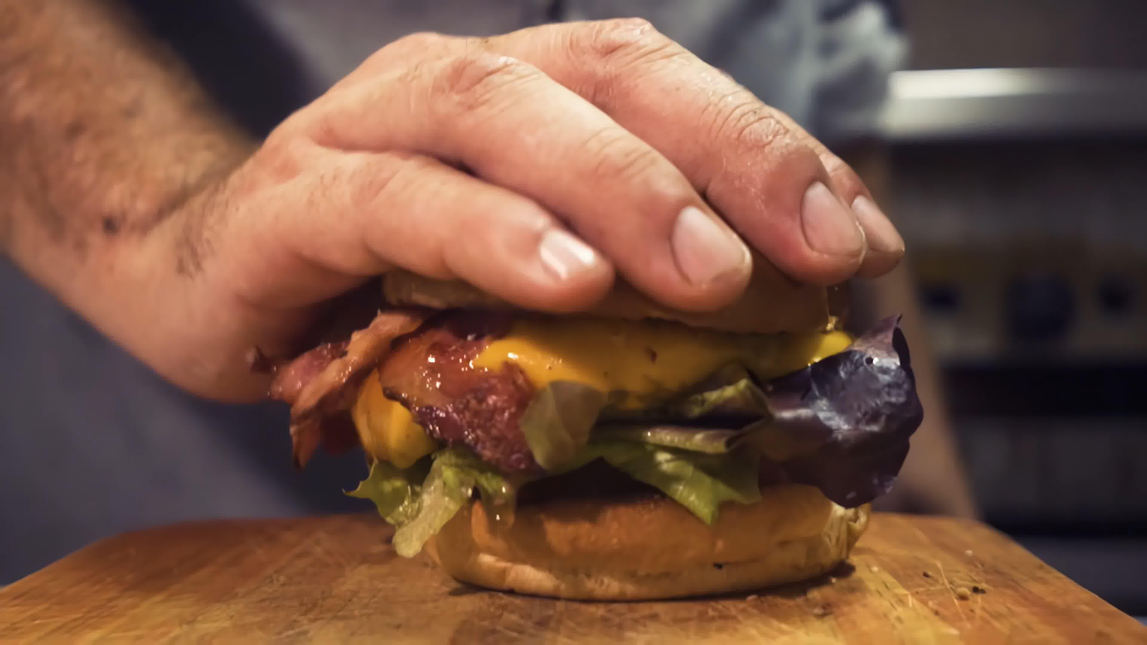 汉堡，做汉堡，美味汉堡