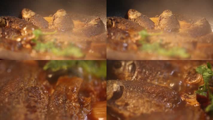 实拍天津醋焖酥鱼制作过程 (1)
