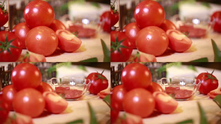 实拍番茄酱和番茄西红柿 (8)