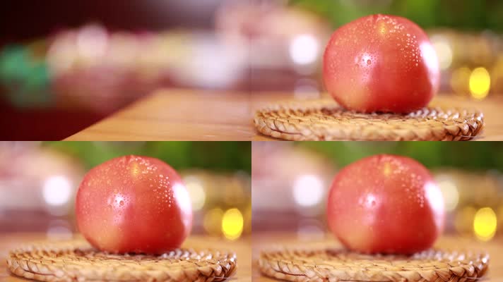 实拍对比软果硬果两种西红柿 (8)