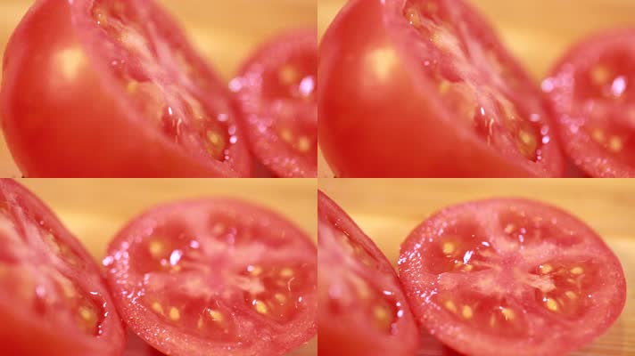 实拍西红柿切块 (7)