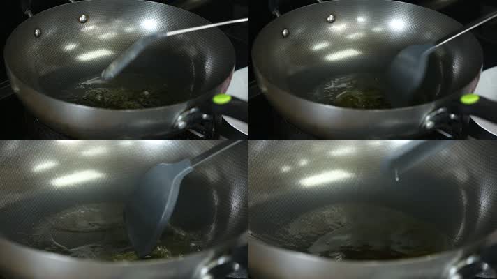 实拍猪油开锅铁锅厨具 (4)