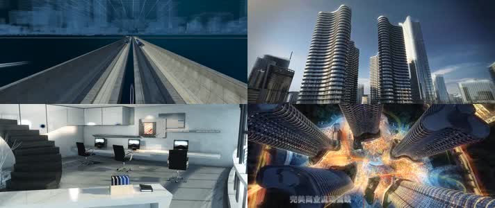 三维建筑地产动画 动车 3D动画 