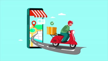 MG快递外卖动画