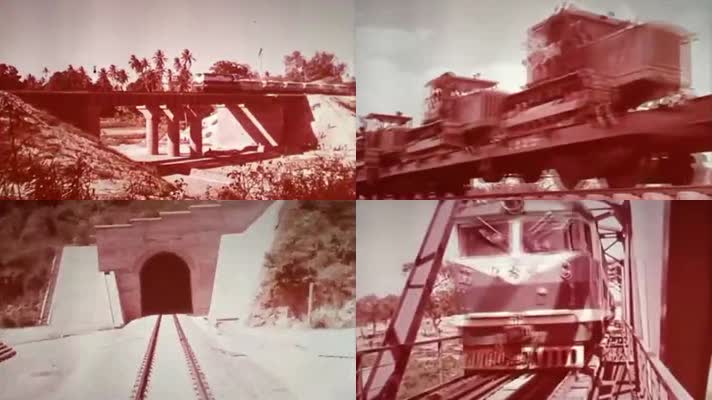 70年代铁路通车支援非洲