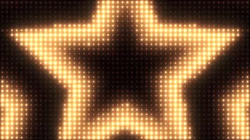 LED灯光秀五角星阵列闪烁节奏开场 LED灯光秀五角星阵列闪烁节奏开场