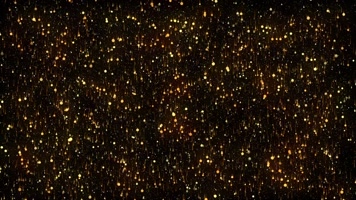 金色梦幻粒子降落闪烁粒子流星雨背景光线